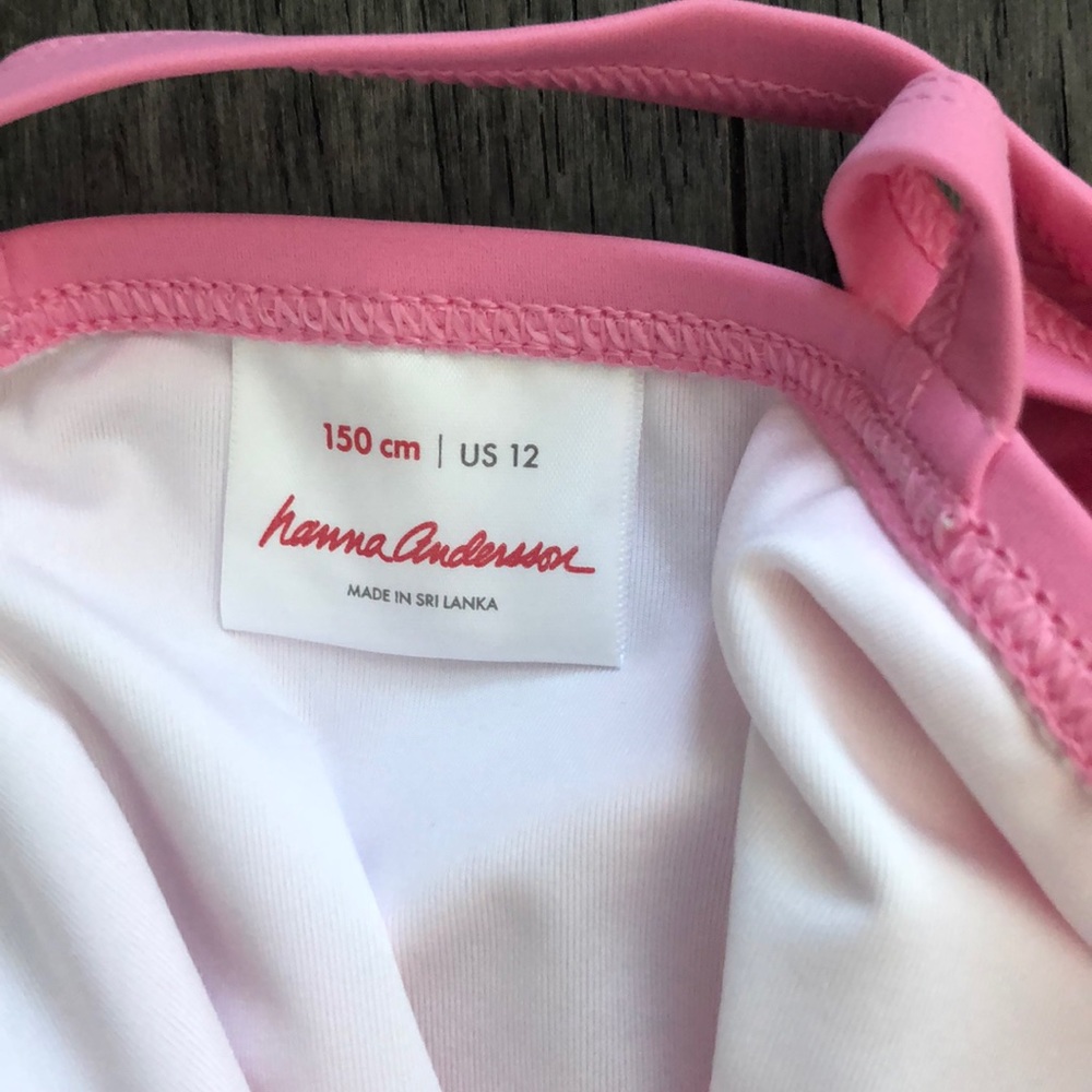 Hanna Andersson pink girl’s swimsuit - Picture 3 of 8